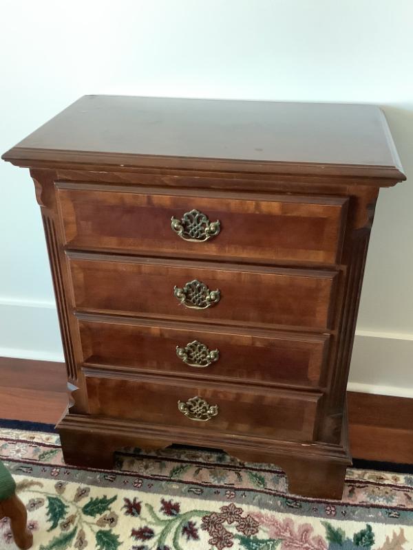 Sale Photo Thumbnail #84: $128 nightstand 4 drawer 30”H 26”W 15”depth