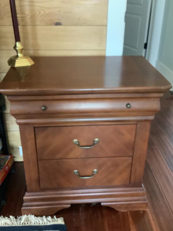 Sale Photo Thumbnail #88: $95 Collezione Europa 3 drawer nightstand 29”H 28”W 18”depth