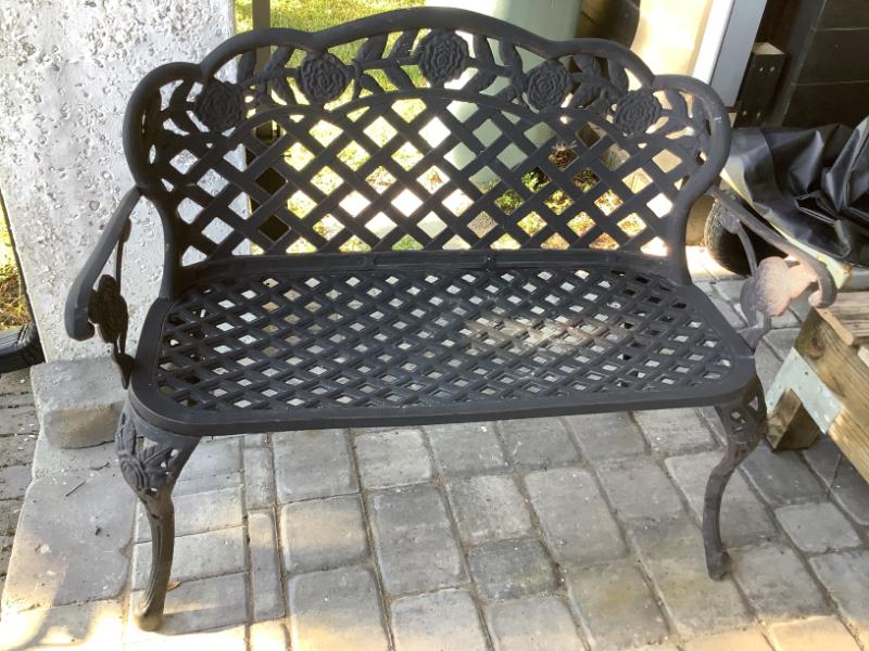 Sale Photo Thumbnail #243: $125 black bench