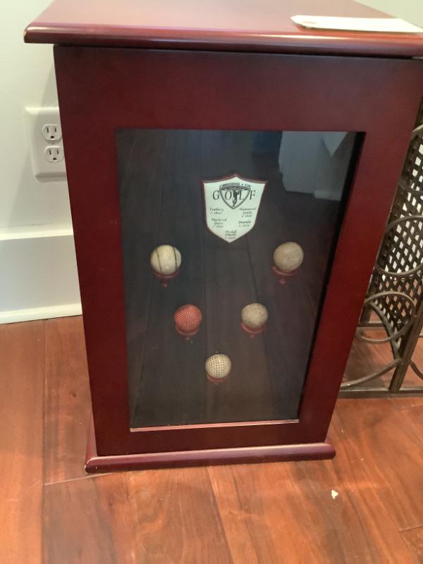 Sale Photo Thumbnail #45: $55 Golf inspired wine 12 bottle holder 24”H 15” x 15”