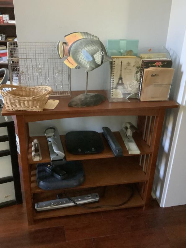 Sale Photo Thumbnail #198: $24 book shelf display 30"H 36"W 12"depth