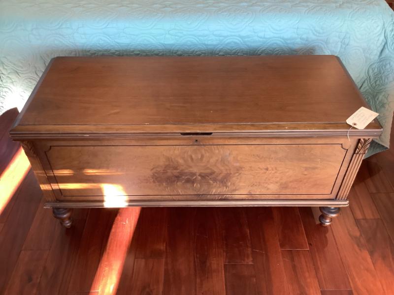 Sale Photo Thumbnail #158: $250 Cedar Chest from West Branch Novelty Co. 2 layered 24"H 48"W 19"depth