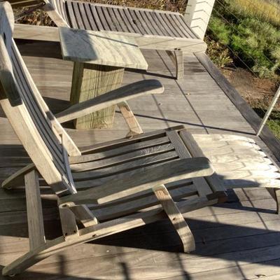 $199 teak steamer chair-3 in the sale 