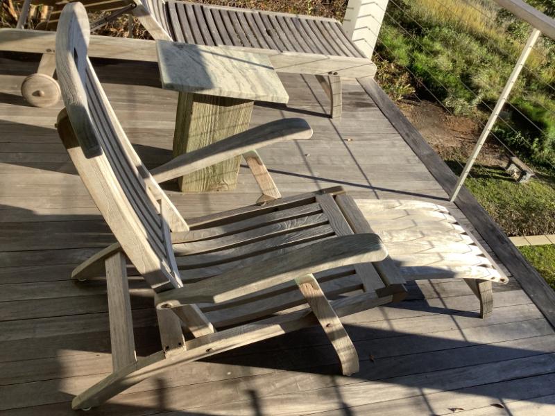 Sale Photo Thumbnail #134: $199 teak steamer chair-3 in the sale 