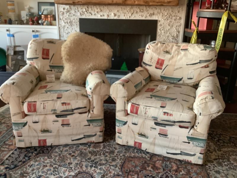 Sale Photo Thumbnail #287: $250 each GDC sailing chairs 32”H 34”W 36”depth