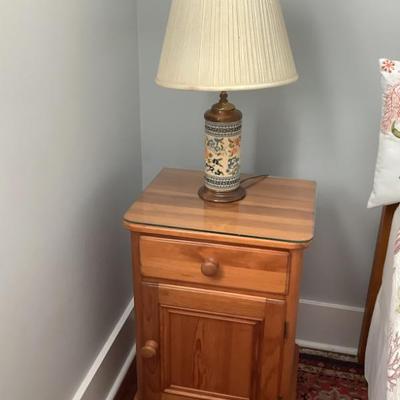 SOLD $160 pair Lexington night stands 28"H 19"W 16"depth