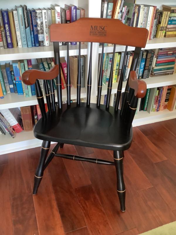 Sale Photo Thumbnail #54: $225 MUSC wooden chair 35"H 22"W 22"depth