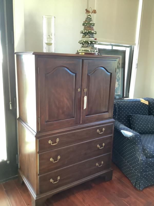 Sale Photo Thumbnail #137: $325 Men's Wardrobe Henkel Harris Mahogany 55"H 36:W 20"depth