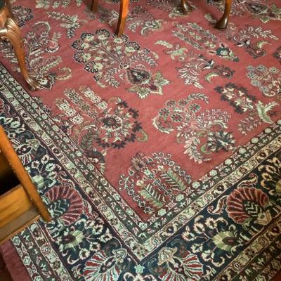 $995 hand knotted rug 14’6” x 9’ 8” 