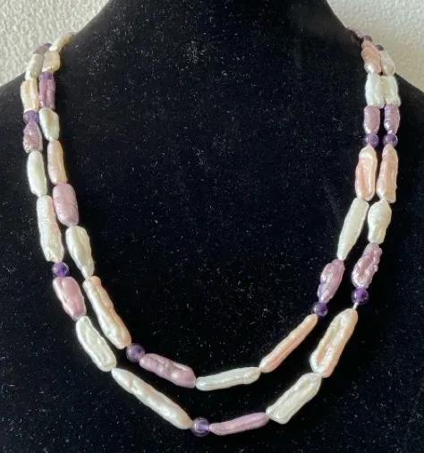 14K Gold Freshwater Pearl Necklace