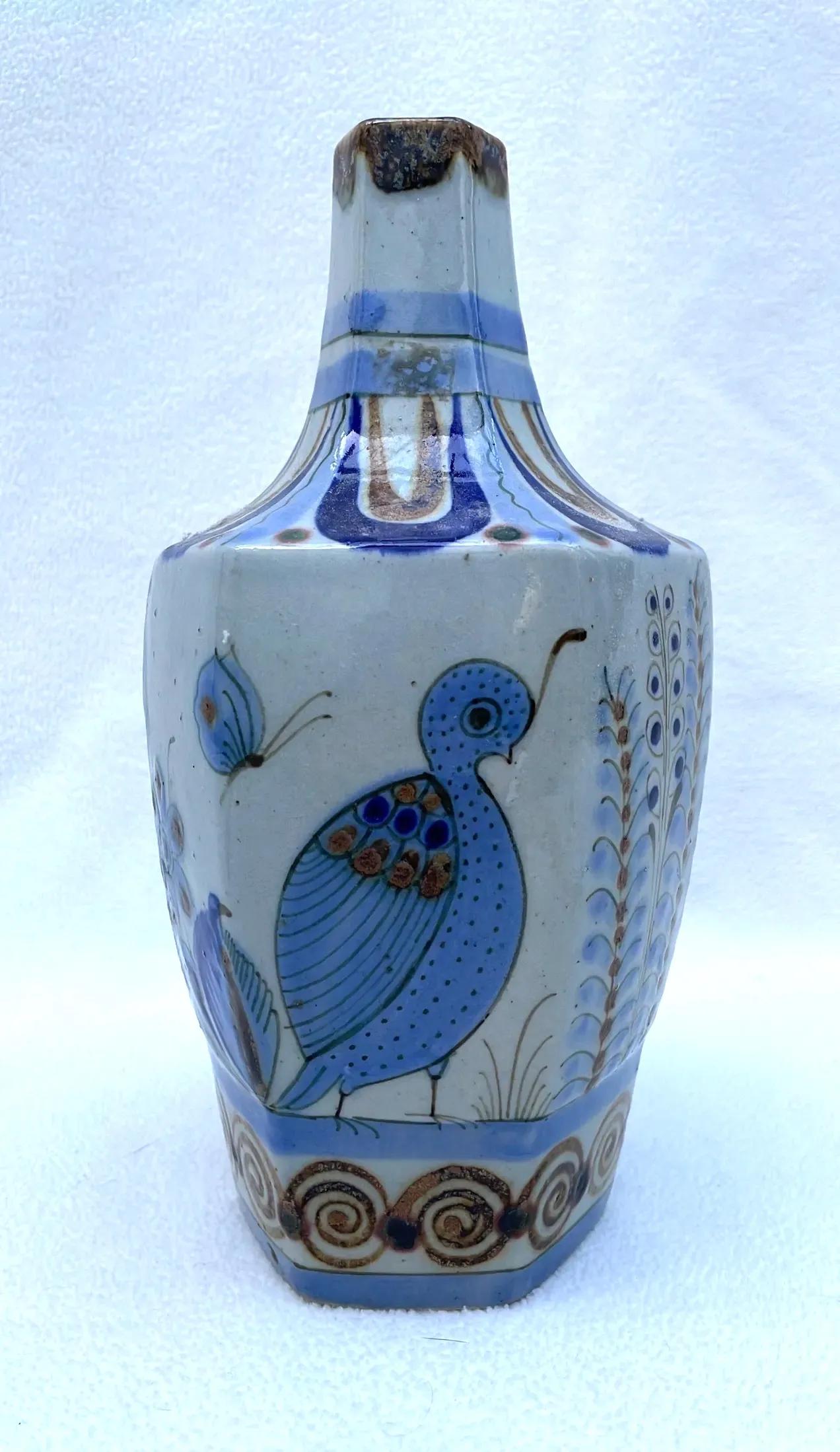 Vintage El Palomar Tonala Vase, Mexico