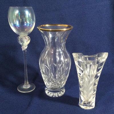 Assorted Crystal Items - Block Polish & Brioni, 3pc.