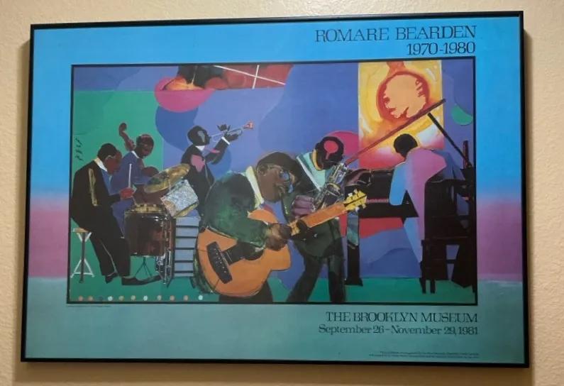 Romare Bearden 1970-1980 Exhibition Poster Brooklyn Museum