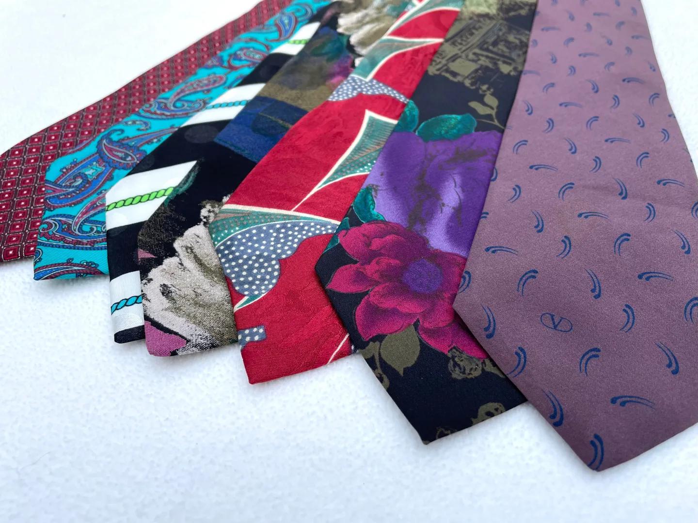 Men’s Italian Designer Neckties, 7pcs