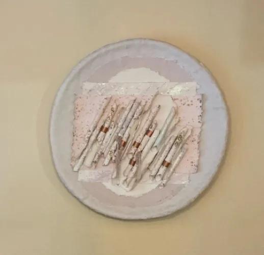 Papier Mache Assemblage Wall Hanging By Carol Kim