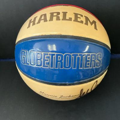 Harlem Globetrotters Basketball, Autographed By Multiple Players