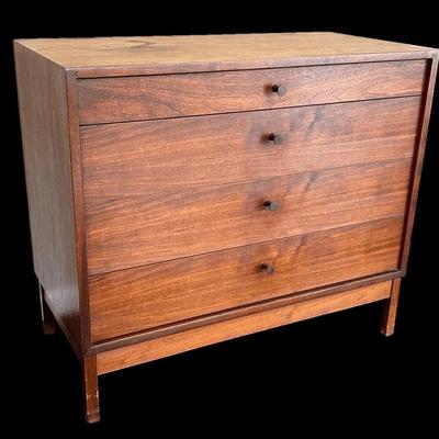 Vintage Mid-Century Modern Walnut Chest of Drawers - 36X18X31”