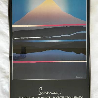Arthur Secunda Joan Prats Gallery Barcelona, Spain Exhibition Poster, 1982 -  36x24"
