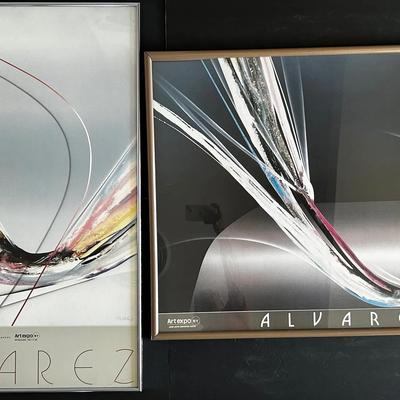 Elba Alvarez Abstract Artexpo New York Posters, 1985 & 1986, Framed - 36x24" & 27x37"