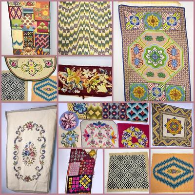 Completed Needlepoint Projects - 1 Of 4