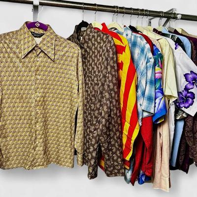 Vintage Christian Dior, Donegal, Woolrich & More Men’s Shirts - Size M&L