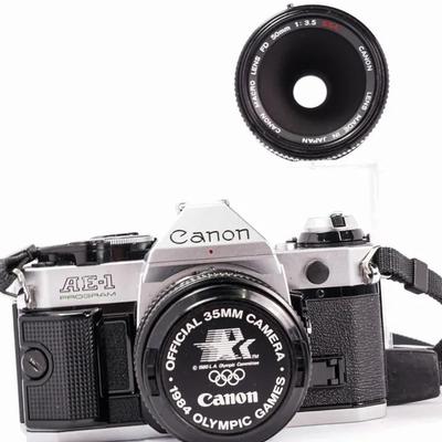 Canon AE-1 Program With 50mm f1.8 & f3.5 Macro FD Lenses