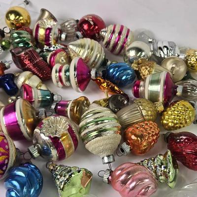 Vintage Glass Christmas Ornaments Incudling Shiny Brite