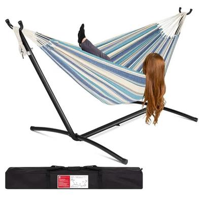 Double Hammock Stand With Hammock - Best Choice Products 
