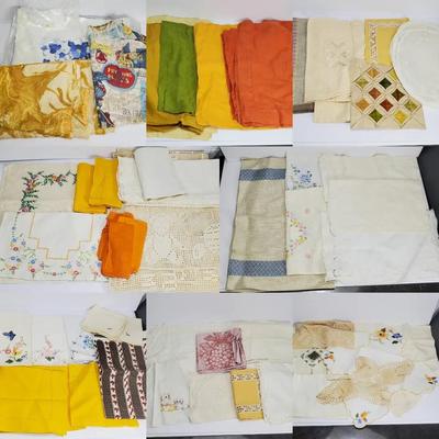 Vintage Linens: Handmade Lace, Table Linens & More