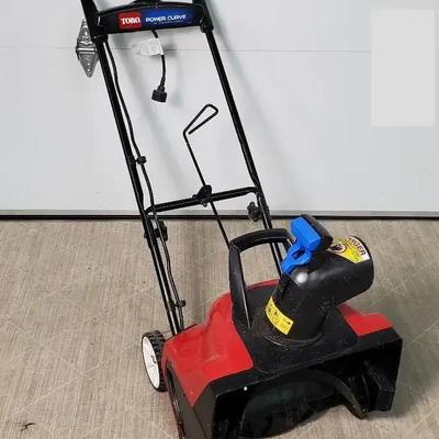 Toro Electric 18” Power Curve Snow Blower