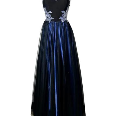 Blondie Nites Beaded Halter Gown/Dress - Size S