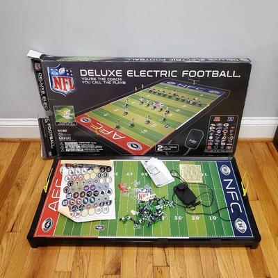 NFL Deluxe Electric Football Tabletop Game With Ravens, Cowboys, Broncos & Patriots Figures