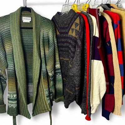 Vintage Mc Gregor, Racquet, Kennington & More Mens Sweaters & More - Various Sizes 