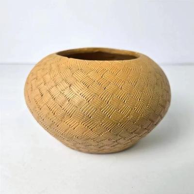 Amanda Swimmer Cherokee Pottery Clay Bowl - 6” Diameter