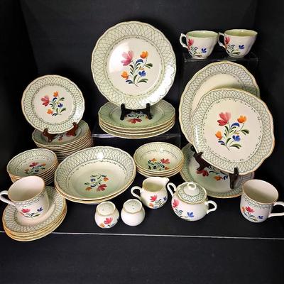 Vintage Nikko “Provincial Designs” China Set With Serving Pieces