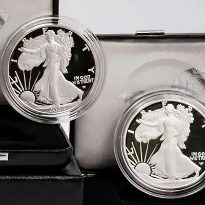 2024 S & W American Eagle 99.9% Silver Proof Coins 3 Of 3