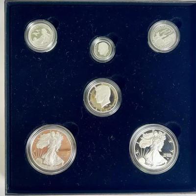 99.9% Silver 2021 Limited Edition Proof Set American Eagle Collection