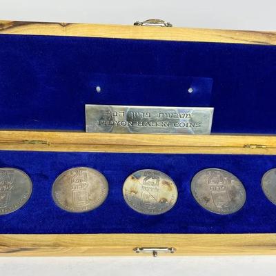 800 Silver 5 Coin Pidyon Haben Gift Set 