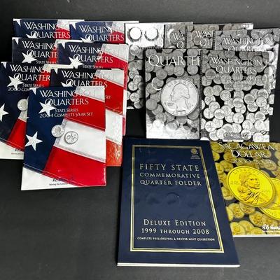 State Quarter Collection & Sacagawea Dollar Coins: $88 Face Value
