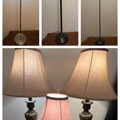 Collection of Lamps – Tested & Working