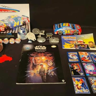 Collector’s Pokémon, Star Wars & Jeff Gordon Memorabilia Set