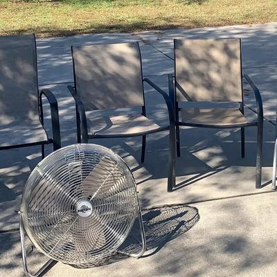 Patio Chairs, Folding Chairs & Patton High Velocity Fan