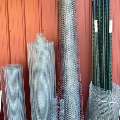 Chicken Wire & T-Post Fencing Set