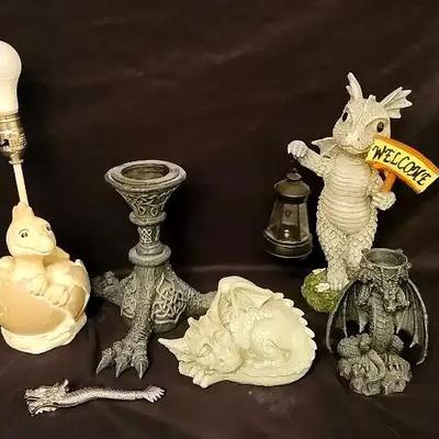 Dragon Figurine & Lamp Collection