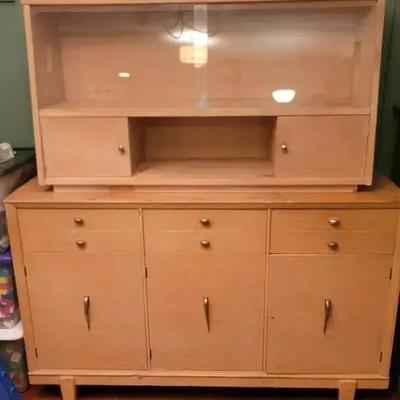 Harmony House China Buffet with Glass Display Cabinet