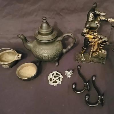 Cast Iron Gothic & Egyptian-Inspired Collectibles