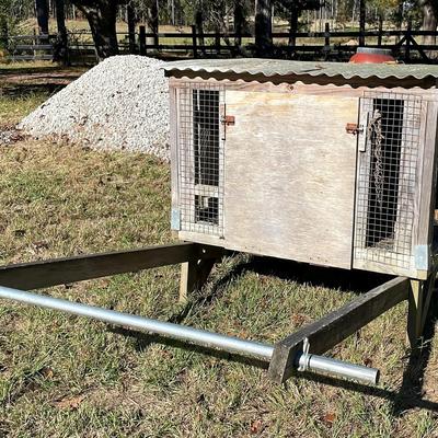 Custom-Built Portable Chicken Tractor