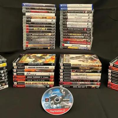 PlayStation 2, 3 & 4 Game Collection Featuring Assassin’s Creed, Resident Evil, and More