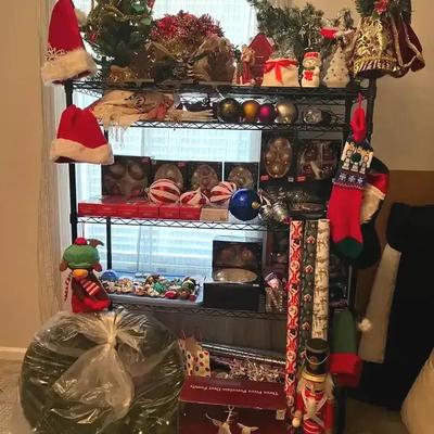 Festive Christmas Décor Collection Featuring Porcelain Deer Family & Tree Topper