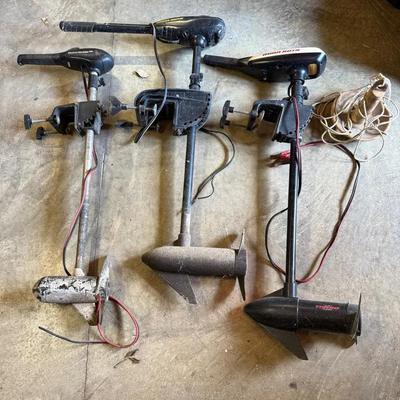 3 Trolling Motors And An Anchor 